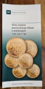 Folder NBP 2014 - nowe monety powszechnego obiegu 1 gr, 2 gr i 5 gr