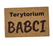 Wycieraczka, kokos 60/40 cm, dla babci i dziadka, prezent, wzory 