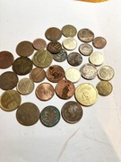 5/ 30 sztuk monet Świat mix