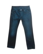 Camp David granatowe jeansy straight 3334 100% bawelna