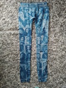 Legginsy bezszwowe z twarzami