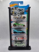 Stojak na 5 modeli 1:64 w kartonikach Hot Wheels - Wytrzymały PETG