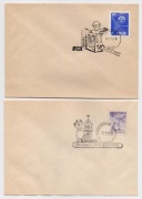 Dni Gwarków - Tarnowskie Góry - zestaw 2 stempli okol. z lat 1957-1958