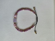 Bransoletka - czakra serca (różowa) 