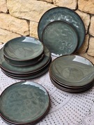 TALERZE -  SERWIS/KOMPLET OBIADOWY 18el. różne kolory