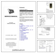 JCB 380 JS370 [T2 IND] Service Manual Instrukcja serwisowa 9813/8700