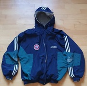 Ciepła dwustronna bluza ADIDAS z kapturem - Bayern Monachium