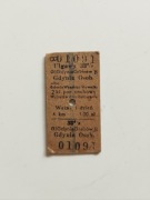 Bilet PKP SKM z PRL-u , Grabówek - Gdynia osobowa