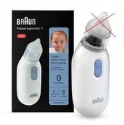 ASPIRATOR ELEKTRYCZNY DO NOSA NA KATAREK ODCIĄGACZ KATARU 2TRYBY BRAUN BNA