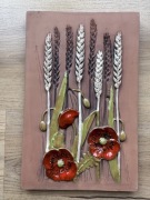 Jie Gantofta ozdobna tabliczka vintage, kafel, Szwecja