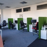 Ścianki biurowe, panele akustyczne mobilne, parawan, przegroda | 6szt