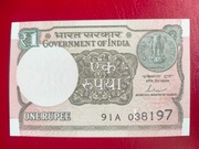 Indie 1 Rupia 2017r. P-117c UNC