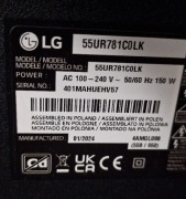 Lg 55UR781C0LK  stopki