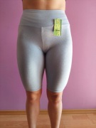Legginsy w kolorze jano niebieskim. S/M