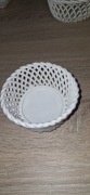 koszyczek ręcznie robiony ceramika porcelana Prl