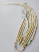 Dredy w gumce doczepy dredloki peruka warkoczyki zagęszczanie włosów treska