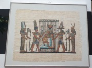 Papirus z Egiptu  w ramce 