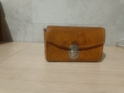 Zestaw do golenia z lat 70 w skórzanym etui