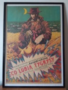 Oryginalny polski plakat filmowy - Co lubią tygrysy, Janusz Obłucki, 1989