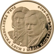 100 złotych 2011 Smoleńsk - Para prezydencka Kaczyńscy