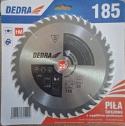 Piła tarczowa widiowa 185/30 40 zębów 