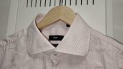 Koszula Hugo Boss r. 41 / 16 Slim Fit róż paski