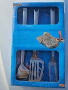 Zestaw sztuććów do Grilla Fiskars stal nierdzewna 