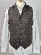 Kamizelka ASOS Design 52 unisex wełniana nowa elegancka casual