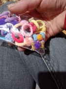 Zestaw gumek i spinek do włosów 