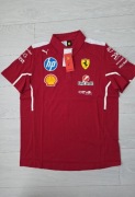 Koszulka polo Scuderia Ferrari 2025, Puma, F1, Formula 1, Leclerc, Hamilton