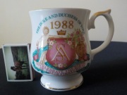 Porcelanowy kubek Duke of York 1988