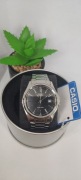 Zegarek Męski Casio MTP-1183A-1ADF Stalowa Bransoleta Czarna Tarcza
