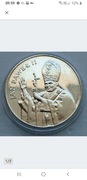Srebrna moneta kolekcjonerska obiegowa10000 zł z 1987 roku - Jan Paweł II.