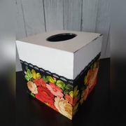 chustecznik decoupage