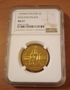 2zł Pałac Potockich NGC ms 67