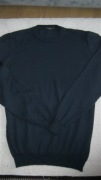 Sweter męski  Bellwood Italy wiosna lekki 100% merino roz.M j.nowy