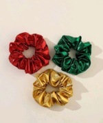 Scrunchie - gumki kolorowe do włosów 