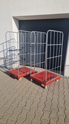Wózek magazynowy na kółkach kurieski rolkontener