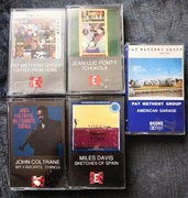 5 x kaseta MC Audio Jazz Miles Davis Pat Metheny Group Coltrane
