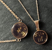 Komplet Premium Złote Serce Natury - biżuteria nail art