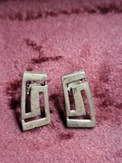 Stare srebrne kolczyki 925