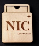 Pudełko „Nic od Mikołaja” podarunek personalizacja