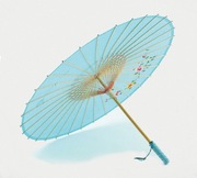 Parasolka przeciwsłoneczna Chiny lata 60 chińska retro vintage jedwab