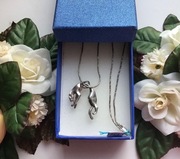 Srebrny Wisior z Panterą na łańcuszku biżuteria nowe