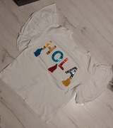 Bluzka tshirt r. 134-140 9-10 lat falbanki frędzle