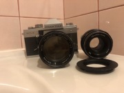 Stary aparat praktika i soczewki helios 44m,unitor