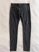 Szare grafitowe spodnie legginsy sportowe Nike Dri fit 38