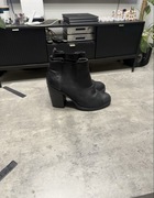 Botki damskie czarne New Look rozmiar 41