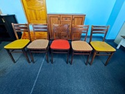 Krzesła gięte Typ 233 Jasienica 5 sztuk vintage retro PRL cena za komplet