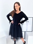 Komplet sukienka ze sweterkiem M/L